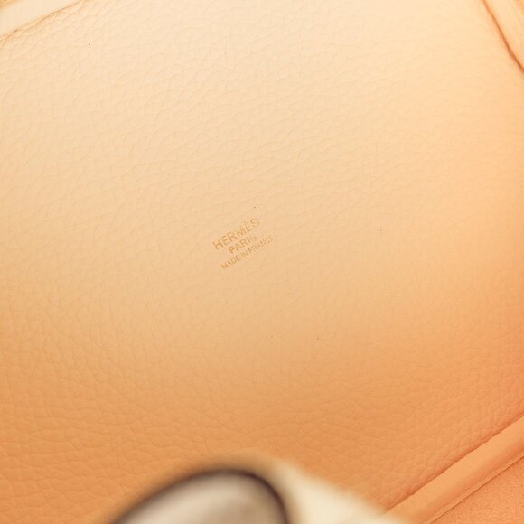 Hermes Picotin Lock 22 Nata Taurillon Clemence Leather Tote - Picture 11 of 13